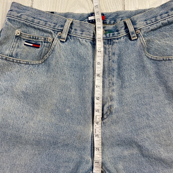 Vintage 90s Tommy Hilfiger Mens 36/30 Straight Jeans 100%cotton - Picture 6 of 11